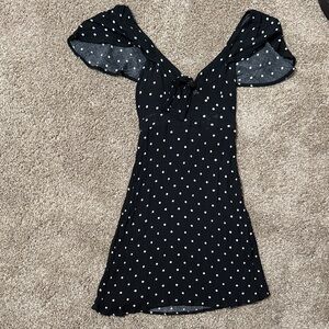 Small Black and White Polka Dot Dress